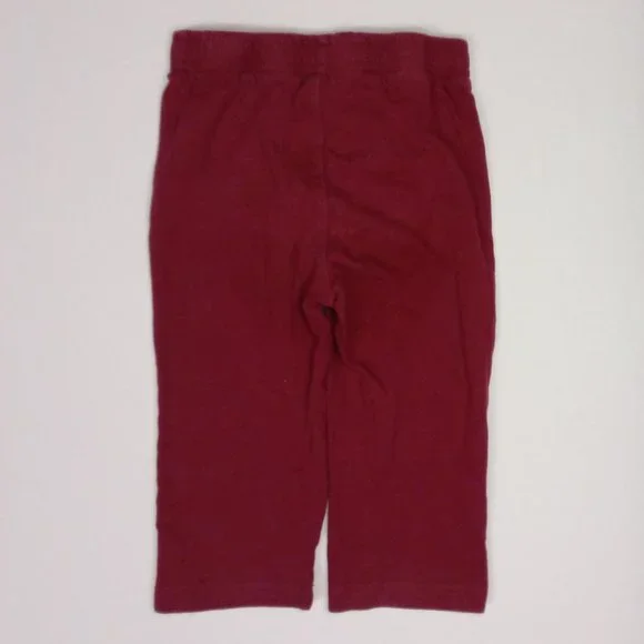 Old navy, burgundy, baby sweatpants Us 12-18 Month - Picture 2 of 4